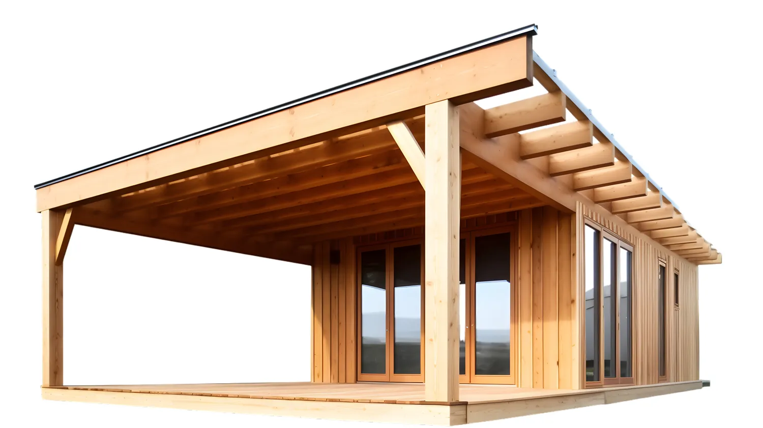 carport bois geveze