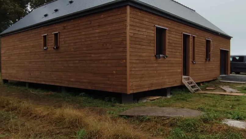 extension maison bois breteil