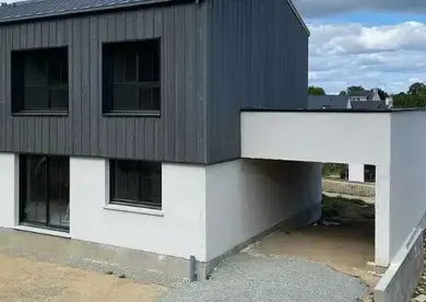 extension maison bois Saint Méen Le Grand-5